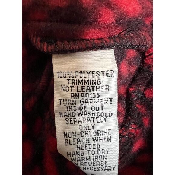 Bob Mackie Sz M Wearable Art Fleece Jacket - Picture 6 of 6
